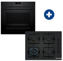 Bosch HBG272EB3 Serie 4 Beépíthető sütő+Bosch POH6B6K30 Beépíthető gázfőzőlap