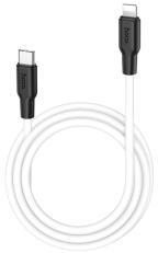 hoco. X21 adatkábel (Type-C - lightning, 3A, 20W, PD gyorstöltő, 100W) FEHÉR