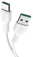 hoco. X33 adatkábel (USB - Type-C, gyorstöltő, 100cm) FEHÉR (93724)
