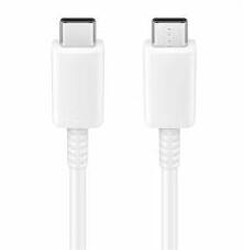 Samsung adatkábel (Type-C - Type-C, 5A, 100W, gyorstöltő, 100cm) FEHÉR (33750)