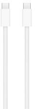 Apple adatkábel (Type-C - Type-C, 240W, PD gyorstöltő, 200cm, szőtt borítás) FEHÉR (148909)