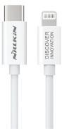 Nillkin SUPERSPEED adatkábel (Type-C - lightning, 18W, PD gyorstöltő, 100cm) FEHÉR