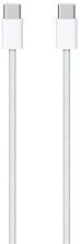 Apple adatkábel (Type-C - Type-C, 100cm, szőtt borítású) FEHÉR (133974)