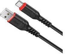 hoco. X59 adatkábel (USB - Type-C, 3A, gyorstöltő, 100cm) FEKETE