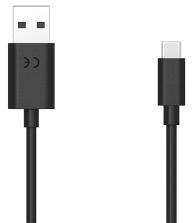 Motorola adatkábel (USB - Type-C, 15W, PD gyorstöltő, 100cm) FEKETE (106771)