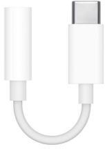 Apple adapter kábel (3.5mm jack aljzat - Type-C, MU7E2ZM/A utód) FEHÉR