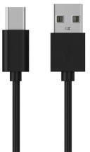 Gigapack Adatkábel (USB - Type-C speciális, 8mm hosszított fej, 100cm) FEKETE (123022)