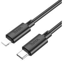 hoco. X88 adatkábel (Type-C - lightning, 20W, PD gyorstöltő, 100cm) FEKETE