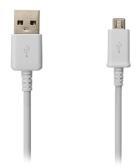 Samsung adatkábel (USB - microUSB, ECB-DU4, 100cm) FEHÉR (34437)