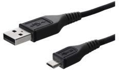 Gigapack Adatkábel (USB - microUSB, 80cm) FEKETE (14732)