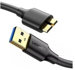 UGREEN adatkábel (USB - micro-B USB 3.0, 200cm) FEKETE