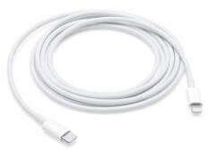 Apple adatkábel (Type-C - lightning, gyorstöltő, 200cm, MKQ42ZM/A utód) FEHÉR (110669)