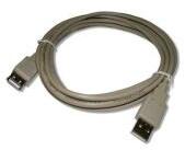 Gigapack USB adatkábel hosszabbító (USB - USB, 300cm) SZÜRKE