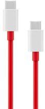 OnePlus WARP adatkábel (Type-C - Type-C, gyorstöltő, 100cm, törésgátló) PIROS