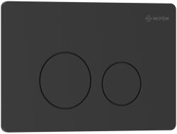 MOFÉM EVO 20 rozsdamentes acél nyomólap matt fekete színben (73501280N)