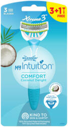 Wilkinson Sword Xtreme3 myIntuition Comfort Coconut Delight eldobható borotva 4 db - ecofamily
