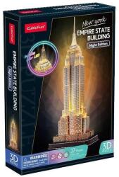CubicFun 37 db-os 3D puzzle LED világítással - Empire State Building (L539) (L539)