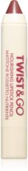 puroBIO cosmetics Twist&Go подхранващо червило с молив цвят Dark Mauve 2.9 гр