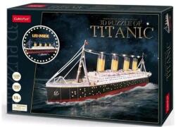 CubicFun 266 db-os 3D puzzle LED világítással - Titanic exkluzív (L521) (L521)
