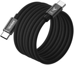 YENKEE USB 2.0 Type C Összekötő Fekete 1.5m 8590669394487 (8590669394487)