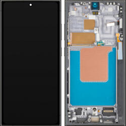 MP Display cu Touchscreen MP compatibil cu Samsung Galaxy S24 Ultra S928, cu Rama, Versiune OLED, Negru - gsmnet