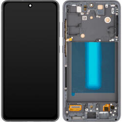 MP Display cu Touchscreen MP compatibil cu Samsung Galaxy S21 FE 5G G990, cu Rama, Versiune OLED, Negru - gsmnet