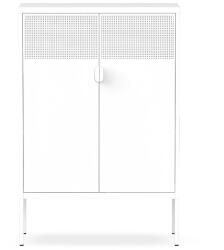 Flexispot fém tárolószekrény, 100×40 cm, magasság 120 cm, Fehér (CB10-V-W)