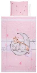 Lorelli 4 részes ágynemű garnitúra - Butterflies Pink (3800166102771)