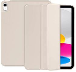 Tech-Protect Sc Pen oldalra nyíló kitámasztható mappa tok ceruza tartóval Apple iPad 11 2025 / iPad 10.9 2022 bézs (SP111948)