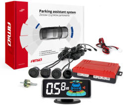 AMiO Tolatóradar színes kijelzővel 4 fejes (03185)