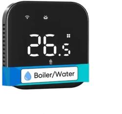 Meross Termostat inteligent pentru centrala termică pe gaz și încălzire în pardoseală Meross Smart WiFi Thermostat MTS215B Black Matter (MTS215BMA-B)