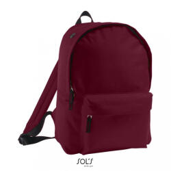 SOL'S Uniszex hátizsák SOL'S SO70100 Sol'S Rider - 600D polyester Rucksack -Egy méret, Burgundy