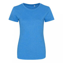 Just Ts Női póló Just Ts JT001F Tri-Blend póló -XS, Heather Sapphire Blue