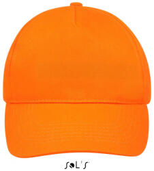 SOL'S Uniszex sapka SOL'S SO88110 Sol'S Sunny - Five panel Cap -Egy méret, Orange