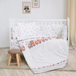 Lorelli Lilly ágynemű garnitúra 60x120 - Train Grey (3800166102948)