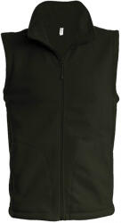Kariban Férfi Kariban KA913 Luca - Men'S Micro Fleece Gilet -4XL, Green Olive