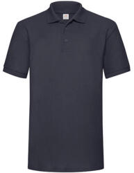 Fruit of the Loom Férfi Galléros póló Rövid ujjú Fruit of the Loom Heavyweight 65: 35 Polo - L, Mély sötétkék (navy)