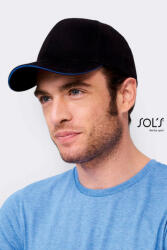 SOL'S Uniszex sapka SOL'S SO88100 Sol'S Buffalo - Six panel Cap -Egy méret, Dark Purple