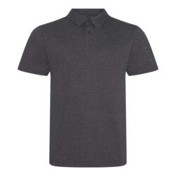 Just Polos Uniszex galléros póló Just Polos JP020 Slub polo -M, Slub Charcoal
