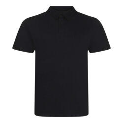 Just Polos Uniszex galléros póló Just Polos JP020 Slub polo -S, Slub Black