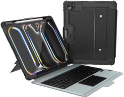 Nillkin Bumper Combo Billentyűzetes Tok Backlit Version iPad Pro 13 2024 Készülékhez Fekete