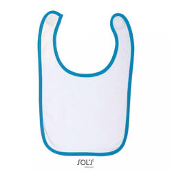 SOL'S Gyerek SOL'S SO01211 Sol'S Babib - Baby Bib -Egy méret, White/Melange Grey