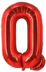  Fém fólia lufi S DEPOT®, Q betű, piros, 40 cm