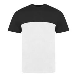 Just Ts Uniszex póló Just Ts JT110 Colour Block T -XL, White/Black