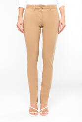 Kariban Női nadrág Kariban KA741 Ladies' Chino Trousers -34, Beige