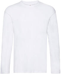 Fruit of the Loom Férfi póló Hosszú ujjú Fruit of the Loom Original Long Sleeve T - L, Fehér