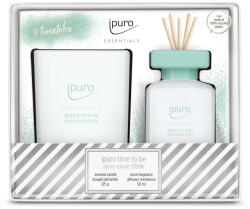ipuro Essentials Time to Be свещ + дифузер в подаръчна опаковка 125g / 50ml,