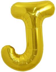  Fém fólia lufi S DEPOT®, J betű, arany, 40 cm