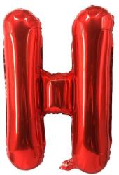  Fém fólia lufi S DEPOT®, H betű, piros, 40 cm