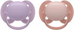 Philips Zalăgălki Philips Avent - Ultra moi, 6-18 luni, 2 bucăți, pastelate, pentru fetiță (SCF091/43)